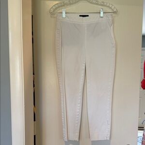 Talbots White Chatham ankle Pants